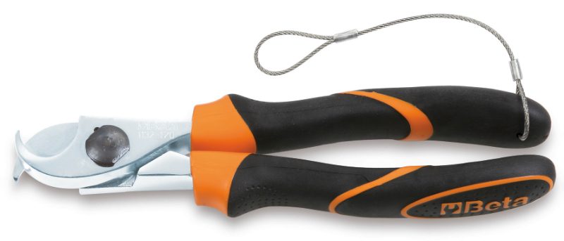 Cable cutters for insulated copper and aluminium cables, bi-material handles H-SAFE, Beta Tools by Unipac
