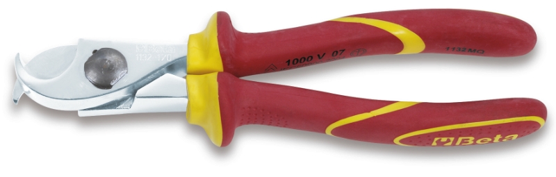 Cable cutter with insulated handles for copper and aluminium cables, Beta Tools by Unipac